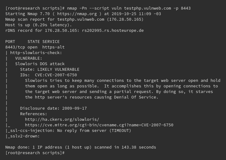 nmap脚本nmap-vulenrs和vulscan脚本NSE搜索漏洞cve的检测用法插图