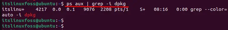Reason: Package Manager dpkg Already Used插图2